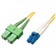 Tripp Lite 3M Duplex Singlemode 8.3/125 Fiber Optic Patch Cable LC/SC/APC 10&#39;&#39; 10ft 3 Meter - LC Male Network - SC Male Network - 9.84ft N366-03M-AP