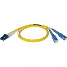 Tripp Lite 5M Duplex Singlemode 8.3/125 Fiber Optic Patch Cable LC/SC 16&#39;&#39; 16ft 5 Meter - LC - SC - 16.4ft N366-05M