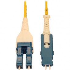Tripp Lite N383L-02M 40/100/400G Singlemode 9/125 OS2 Fiber Cable, Yellow, 2 m (6.6 ft.) - 6.56 ft Fiber Optic Network Cable for Network Device, Transceiver, Patch Panel, Switch - First End: 2 x LC/UPC Network - Male - Second End: 2 x SN/UPC Network - Mal