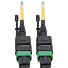 Tripp Lite MTP/MPO (APC) SMF Fiber Patch Cable 12 Fiber QSFP+ 40/100Gbe 7M - Fiber Optic for Network Device, Switch, Hub, Router, Patch Panel - 12.50 GB/s - Patch Cable - 22.97 ft - 1 x MTP/MPO Female Network - 1 x MTP/MPO Female Network - 8.3/125 &mi