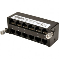 Tripp Lite High Density Cat6A Pass-Through Cassette 12 RJ45 - 24 x RJ-45 N484-12RJ