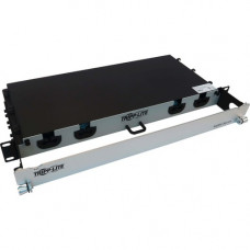 Tripp Lite N48M-2M8L4-20 Preloaded Fiber Panel - 4 x Duplex - 1U High - Aqua, Black, White - 19" Wide - Rack-mountable N48M-2M8L4-20