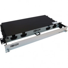 Tripp Lite N48S-4M8L4-10 Preloaded Fiber Panel - 4 x Duplex - 1U High - Aqua - 19" Wide - Rack-mountable N48S-4M8L4-10