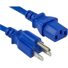 ENET Standard Power Cord - 10 A - Blue - 1 ft Cord Length N515-C13-BL-1F-ENC