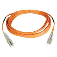 Tripp Lite 30M Duplex Multimode 50/125 Plenum Fiber Optic Patch Cable LC/LC 100&#39;&#39; 100ft 30 Meter - 100 ft Fiber Optic Network Cable for Network Device - First End: 2 x LC Male Network - Second End: 2 x LC Male Network - Patch Cable - Orang