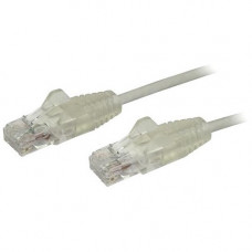 Startech.Com 10 ft CAT6 Cable - Slim CAT6 Patch Cord - Gray Snagless RJ45 Connectors - Gigabit Ethernet Cable - 28 AWG - LSZH (N6PAT10GRS) - Slim CAT6 cable is 36% thinner than a standard CAT 6 network cable - Patch cable is tested to comply with Category