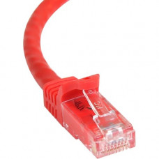 Startech.Com 100ft CAT6 Ethernet Cable - Red Snagless Gigabit CAT 6 Wire - 100W PoE RJ45 UTP 650MHz Category 6 Network Patch Cord UL/TIA - 100ft Red CAT6 Ethernet cable delivers Multi Gigabit 1/2.5/5Gbps & 10Gbps up to 160ft - 650MHz - Fluke tested to