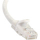 Startech.Com 100ft CAT6 Ethernet Cable - White Snagless Gigabit CAT 6 Wire - 100W PoE RJ45 UTP 650MHz Category 6 Network Patch Cord UL/TIA - 100ft White CAT6 Ethernet cable delivers Multi Gigabit 1/2.5/5Gbps & 10Gbps up to 160ft - 650MHz - Fluke teste