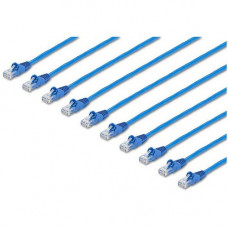 Startech.Com 7 ft. CAT6 Cable - 10 Pack - BlueCAT6 Patch Cable - Snagless RJ45 Connectors - Category 6 Cable - 24 AWG (N6PATCH7BL10PK) - CAT6 cable pack meets all Category 6 patch cable specifications - CAT 6 cable has 100% copper & foil-shielded twis