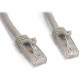 Startech.Com 10ft CAT6 Ethernet Cable - Gray Snagless Gigabit CAT 6 Wire - 100W PoE RJ45 UTP 650MHz Category 6 Network Patch Cord UL/TIA - 10ft Gray CAT6 Ethernet cable delivers Multi Gigabit 1/2.5/5Gbps & 10Gbps up to 160ft - 650MHz - Fluke tested to