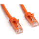 Startech.Com 10ft CAT6 Ethernet Cable - Orange Snagless Gigabit CAT 6 Wire - 100W PoE RJ45 UTP 650MHz Category 6 Network Patch Cord UL/TIA - 10ft Orange CAT6 Ethernet cable delivers Multi Gigabit 1/2.5/5Gbps & 10Gbps up to 160ft - 650MHz - Fluke teste