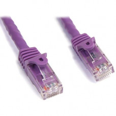 Startech.Com 10ft CAT6 Ethernet Cable - Purple Snagless Gigabit CAT 6 Wire - 100W PoE RJ45 UTP 650MHz Category 6 Network Patch Cord UL/TIA - 10ft Purple CAT6 Ethernet cable delivers Multi Gigabit 1/2.5/5Gbps & 10Gbps up to 160ft - 650MHz - Fluke teste