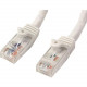 Startech.Com 10ft CAT6 Ethernet Cable - White Snagless Gigabit CAT 6 Wire - 100W PoE RJ45 UTP 650MHz Category 6 Network Patch Cord UL/TIA - 10ft White CAT6 Ethernet cable delivers Multi Gigabit 1/2.5/5Gbps & 10Gbps up to 160ft - 650MHz - Fluke tested 