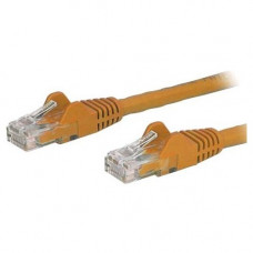 Startech.Com 12ft CAT6 Ethernet Cable - Orange Snagless Gigabit CAT 6 Wire - 100W PoE RJ45 UTP 650MHz Category 6 Network Patch Cord UL/TIA - 12ft Orange CAT6 Ethernet cable delivers Multi Gigabit 1/2.5/5Gbps & 10Gbps up to 160ft - 650MHz - Fluke teste