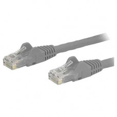 Startech.Com 14ft CAT6 Ethernet Cable - Gray Snagless Gigabit CAT 6 Wire - 100W PoE RJ45 UTP 650MHz Category 6 Network Patch Cord UL/TIA - 14ft Gray CAT6 Ethernet cable delivers Multi Gigabit 1/2.5/5Gbps & 10Gbps up to 160ft - 650MHz - Fluke tested to