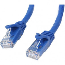 Startech.Com 25ft CAT6 Ethernet Cable - Blue Snagless Gigabit CAT 6 Wire - 100W PoE RJ45 UTP 650MHz Category 6 Network Patch Cord UL/TIA - 25ft Blue CAT6 Ethernet cable delivers Multi Gigabit 1/2.5/5Gbps & 10Gbps up to 160ft - 650MHz - Fluke tested to