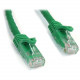 Startech.Com 7ft CAT6 Ethernet Cable - Green Snagless Gigabit CAT 6 Wire - 100W PoE RJ45 UTP 650MHz Category 6 Network Patch Cord UL/TIA - 7ft Green CAT6 Ethernet cable delivers Multi Gigabit 1/2.5/5Gbps & 10Gbps up to 160ft - 650MHz - Fluke tested to