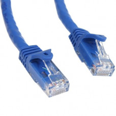 Startech.Com 35ft CAT6 Ethernet Cable - Blue Snagless Gigabit CAT 6 Wire - 100W PoE RJ45 UTP 650MHz Category 6 Network Patch Cord UL/TIA - 35ft Blue CAT6 Ethernet cable delivers Multi Gigabit 1/2.5/5Gbps & 10Gbps up to 160ft - 650MHz - Fluke tested to