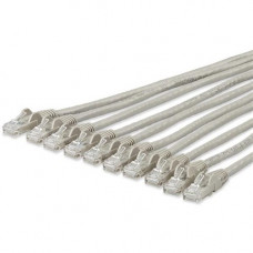 Startech.Com 10 Pack CAT6 Ethernet Cables with Snagless RJ45 Connectors - 3 ft. CAT6 Network Patch Cable - Gray - 100% Copper Wire - 3 ft CAT6 cable pack meets all Category 6 patch cable specifications - CAT 6 cable has 100% copper & foil-shielded twi