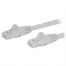 Startech.Com 6in CAT6 Ethernet Cable - White Snagless Gigabit CAT 6 Wire - 100W PoE RJ45 UTP 650MHz Category 6 Network Patch Cord UL/TIA - 6in White CAT6 Ethernet cable delivers Multi Gigabit 1/2.5/5Gbps & 10Gbps up to 160ft - 650MHz - Fluke tested to