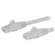 Startech.Com 5 ft White Cat6 Cable with Snagless RJ45 Connectors - Cat6 Ethernet Cable - 5ft UTP Cat 6 Patch Cable - 5 ft Category 6 Network Cable for Network Device, Notebook, Docking Station - First End: 1 x RJ-45 Male Network - Second End: 1 x RJ-45 Ma