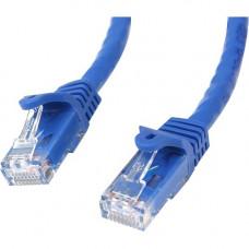 Startech.Com 50ft CAT6 Ethernet Cable - Blue Snagless Gigabit CAT 6 Wire - 100W PoE RJ45 UTP 650MHz Category 6 Network Patch Cord UL/TIA - 50ft Blue CAT6 Ethernet cable delivers Multi Gigabit 1/2.5/5Gbps & 10Gbps up to 160ft - 650MHz - Fluke tested to