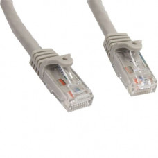 Startech.Com 50 ft Gray Snagless Cat6 UTP Patch Cable - Category 6 - 50 ft - 1 x RJ-45 Male Network - 1 x RJ-45 Male Network - Gray - RoHS Compliance N6PATCH50GR