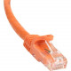 Startech.Com 50ft CAT6 Ethernet Cable - Orange Snagless Gigabit CAT 6 Wire - 100W PoE RJ45 UTP 650MHz Category 6 Network Patch Cord UL/TIA - 50ft Orange CAT6 Ethernet cable delivers Multi Gigabit 1/2.5/5Gbps & 10Gbps up to 160ft - 650MHz - Fluke teste