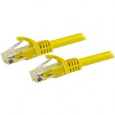 Startech.Com 5ft Yellow Cat6 Patch Cable with Snagless RJ45 Connectors - Cat6 Ethernet Cable - 5 ft Cat6 UTP Cable - 5 ft Category 6 Network Cable for Network Device, Workstation, Hub - First End: 1 x RJ-45 Male Network - Second End: 1 x RJ-45 Male Networ