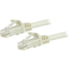 Startech.Com 6 ft White Cat6 Cable with Snagless RJ45 Connectors - Cat6 Ethernet Cable - 6ft UTP Cat 6 Patch Cable - 6 ft Category 6 Network Cable for Network Device, Workstation, Docking Station, Desktop Computer - First End: 1 x RJ-45 Male Network - Sec