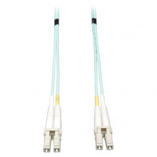 Tripp Lite 10Gb Duplex Multimode 50/125 OM3 - LSZH Fiber Patch Cable, (LC/LC) - Aqua, 35M (115-ft.) - RoHS Compliance N820-35M