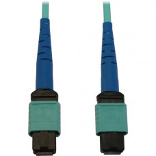 Tripp Lite N846B-03M-24-P Fiber Optic Network Cable - 9.84 ft Fiber Optic Network Cable for Network Device, Patch Panel, Switch - First End: 1 x MTP/MPO Female Network - Second End: 1 x MTP/MPO Female Network - 400 Gbit/s - LSZH, OFNR - 50/125 &micro;