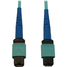 Tripp Lite N846B-05M-24-P Fiber Optic Network Cable - 16.40 ft Fiber Optic Network Cable for Network Device, Patch Panel, Switch - First End: 1 x MTP/MPO Female Network - Second End: 1 x MTP/MPO Female Network - 400 Gbit/s - LSZH, OFNR - 50/125 &micro