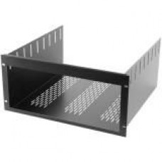 Chief Manufacturing Raxxess 5U, 18" Deep Custom Mounting Shelf - 5U Wide Rack-mountable for LAN Switch, Patch Panel - Black Powder Coat - Steel NACS518