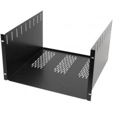 Chief Manufacturing Raxxess 6U, 18" Deep Custom Mounting Shelf - 6U Wide Rack-mountable - Black Powder Coat - Steel NACS618