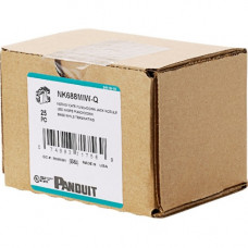 PANDUIT NetKey Cat.6 UTP Jack Module - RJ-45, 110-punchdown - TAA Compliance NK688MGR-Q