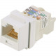 Panduit NK6TMWH Cat.6 Network Connector - 1 x RJ-45 Female - White - TAA Compliance NK6TMWH