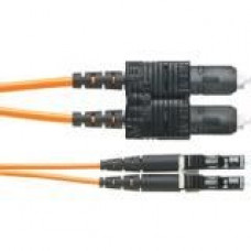 Panduit NetKey Fiber Optic Patch Network Cable - 49.21 ft Fiber Optic Network Cable for Network Device - LC Male Network - SC Male Network - Patch Cable - Yellow - 1 Pack NKFP92ELLSSM015