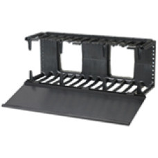 Panduit NetManager High Capacity Horizontal Cable Manager - 1 Pack - 4U Rack Height - 19" Panel Width - RoHS, TAA Compliance NMF4