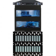 Tripp Lite Robotic Fiber Panel System - 512 Multimode LC Fiber Ports, 10U - 512 Port(s) - 512 x Duplex - 10U High - Black - 19" Wide - Rack-mountable NRFP-500MM-CP