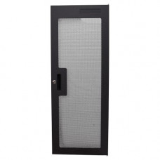 Chief Manufacturing Raxxess Perforated Steel Door for 28U W1 Rack - Steel - Black - 28U Rack Height - TAA Compliant NW1D28F