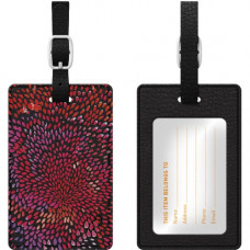 CENTON OTM Prints Series Luggage Tags - Leather, Faux Leather - Black OP-II-A01-26