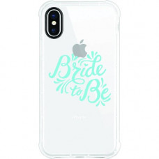 CENTON OTM Phone Case, Tough Edge, Bride to Be - For Apple iPhone X Smartphone - Bride to Be - Blue OP-SP-A02-15