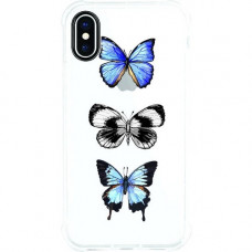 CENTON OTM Phone Case, Tough Edge, Butteryfly Delight - For Apple iPhone X Smartphone - Butteryfly Delight - Blue OP-SP-Z029A