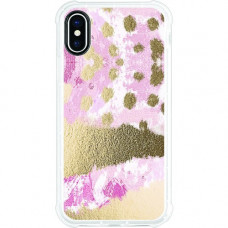 CENTON OTM Phone Case, Tough Edge, Abstract Dots - For Apple iPhone X Smartphone - Abstract Dots - Clear OP-SP-Z077A