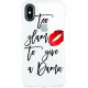 CENTON OTM Phone Case, Tough Edge, Too Glam to Give a Damn - For Apple iPhone X Smartphone - Too Glam to Give a Damn - Clear OP-SP-Z079A