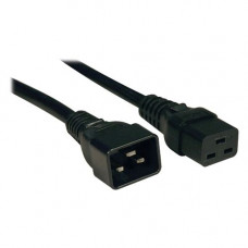 Tripp Lite 10ft Power Cord Extension Cable C19 to C20 Heavy Duty 20A 12AWG 10&#39;&#39; - 20A, 12AWG (IEC-320-C19 to IEC-320-C20) 10-ft." - RoHS, TAA Compliance P036-010