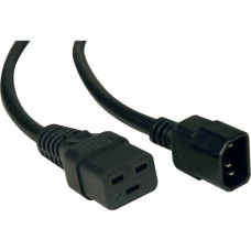 Tripp Lite 2ft Power Cord Extension Cable C19 to C14 Heavy Duty 15A 14AWG 2&#39;&#39; - (IEC-320-C19 to IEC-320-C14) 2-ft. - RoHS Compliance P047-002