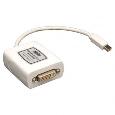 Tripp Lite 6in Mini DisplayPort to DVI Adapter Converter mDP to DVI-I M/F 6" - Video Converter for Mac/PC, MDP2DVI 1920x1200 / 1080P (Mini DP to DVI-I M/F) 6-in." - RoHS, TAA Compliance P137-06N-DVI