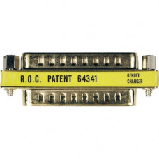 Tripp Lite Compact / Slimline Gold DB25 Gender Changer Connector M/M - 1 x DB-25 Male - 1 x DB-25 Male P156-000